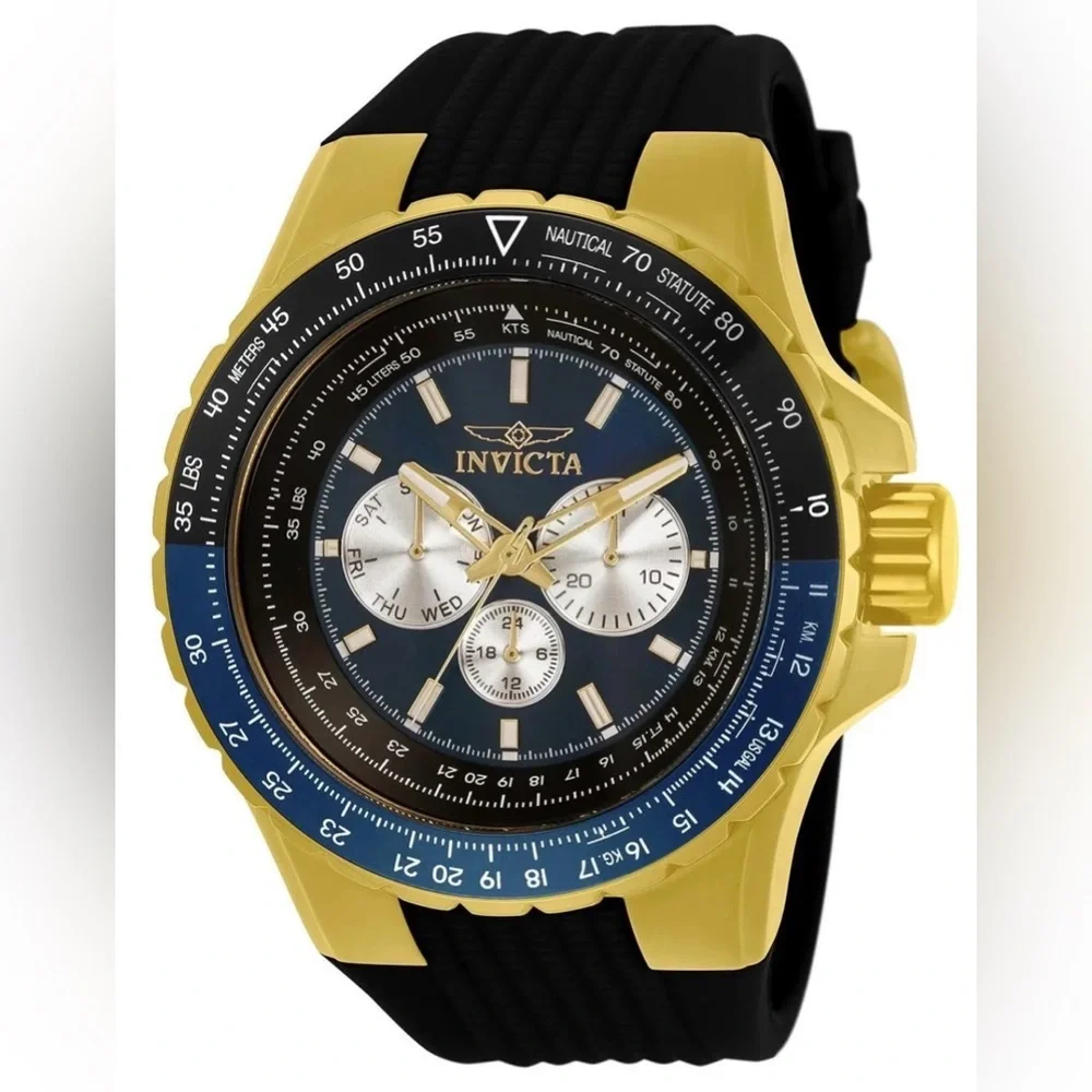 ⌚️NWT! Invicta Aviatior Skyshock 50mm Men’s Quartz Watch